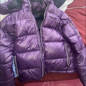 Purple Marmot Puffer Coat